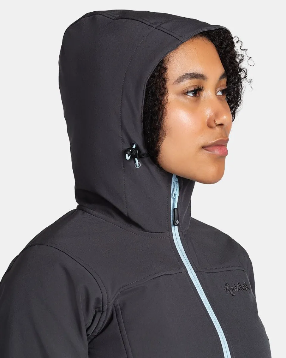 Veste Softshell Femme Kilpi - Confort léger pour randonnées actives | Modèle RAVIA-W avec protection anti-vent | Manteau technique polyvalent saisons fraîches
