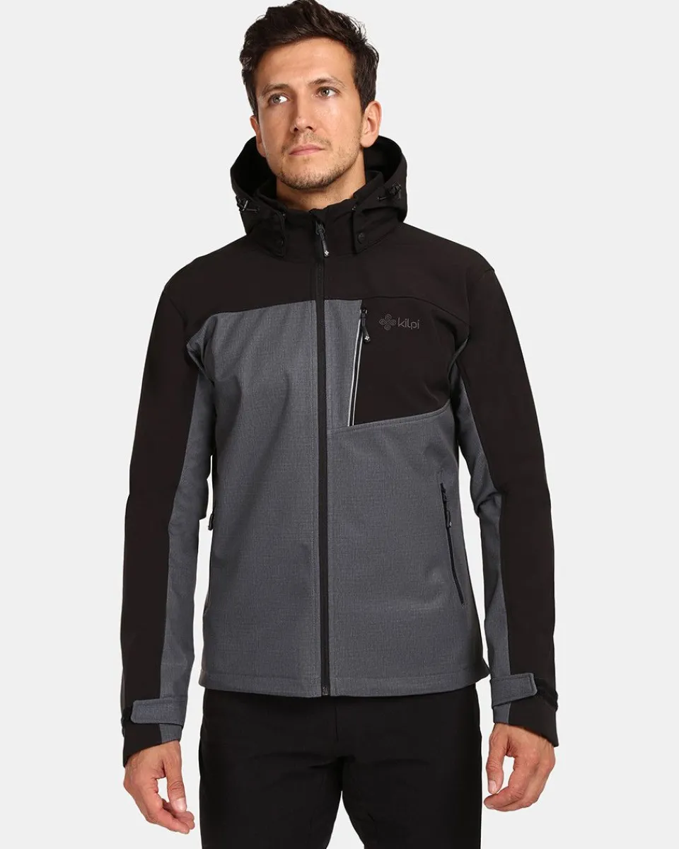 Veste Softshell RAVIO-M pour Homme · Manteau Léger de Randonnée · Coupe-vent Respirant avec Confort Optimal