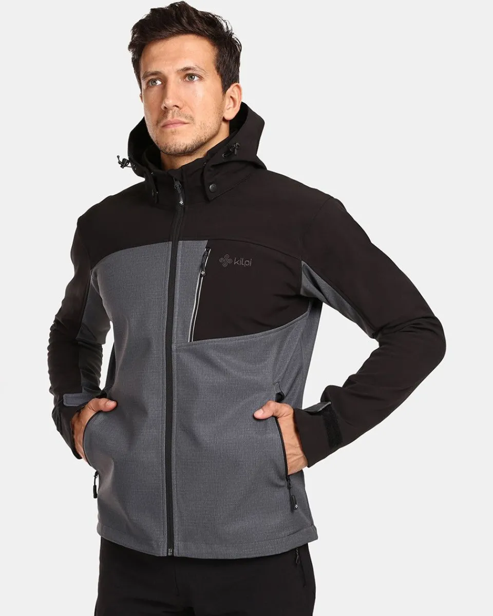 Veste Softshell RAVIO-M pour Homme · Manteau Léger de Randonnée · Coupe-vent Respirant avec Confort Optimal
