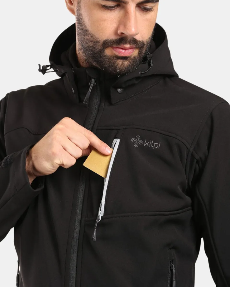 Veste Softshell Kilpi pour Homme - Veste de Randonnée Masculine Confortable - Collection RAVIO-M Résistante aux Intempéries
