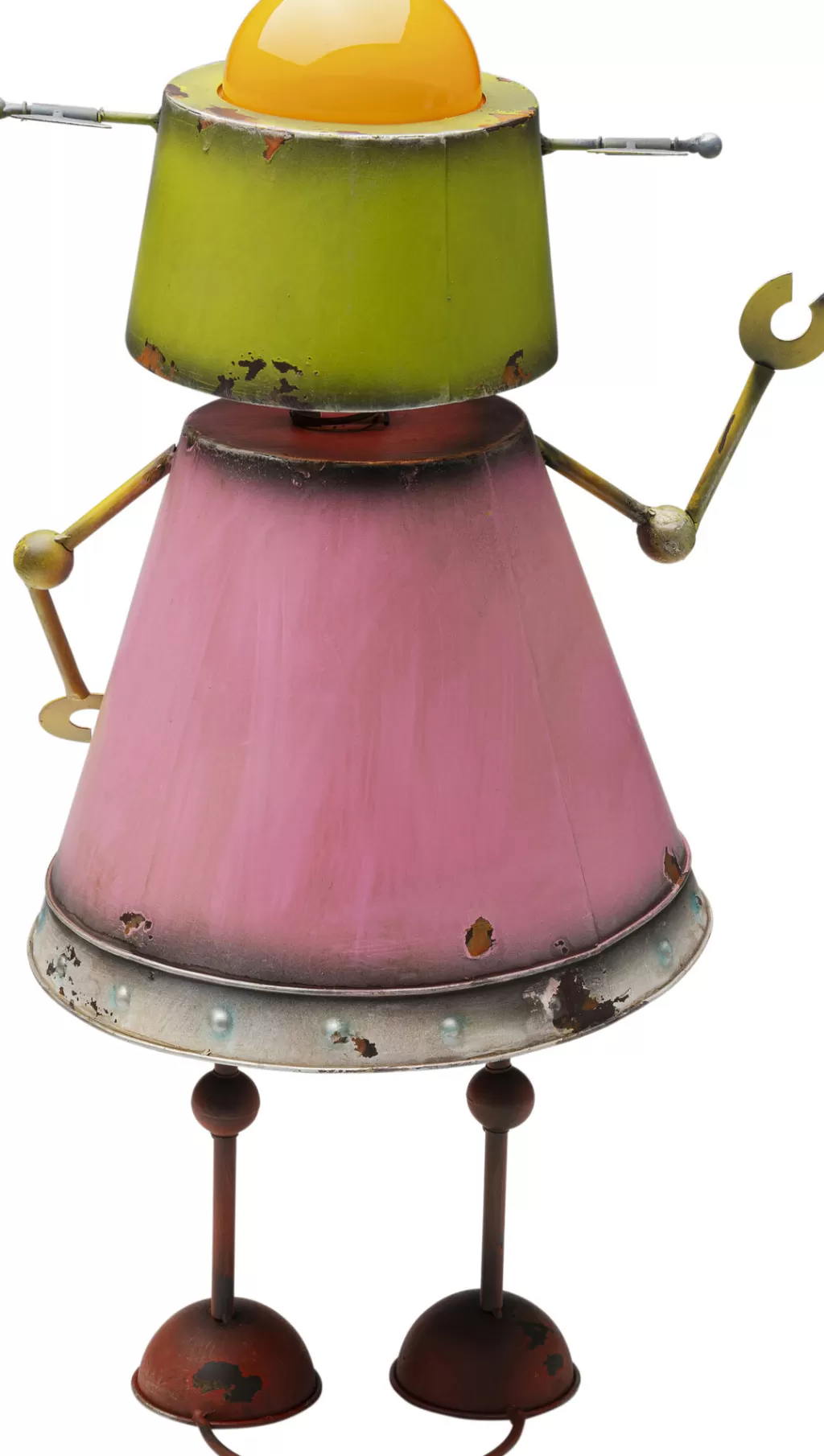 Décorations Industrielles Modernes – Figurine Robotique Gabby Design KARE en Métal, Hauteur 62 cm