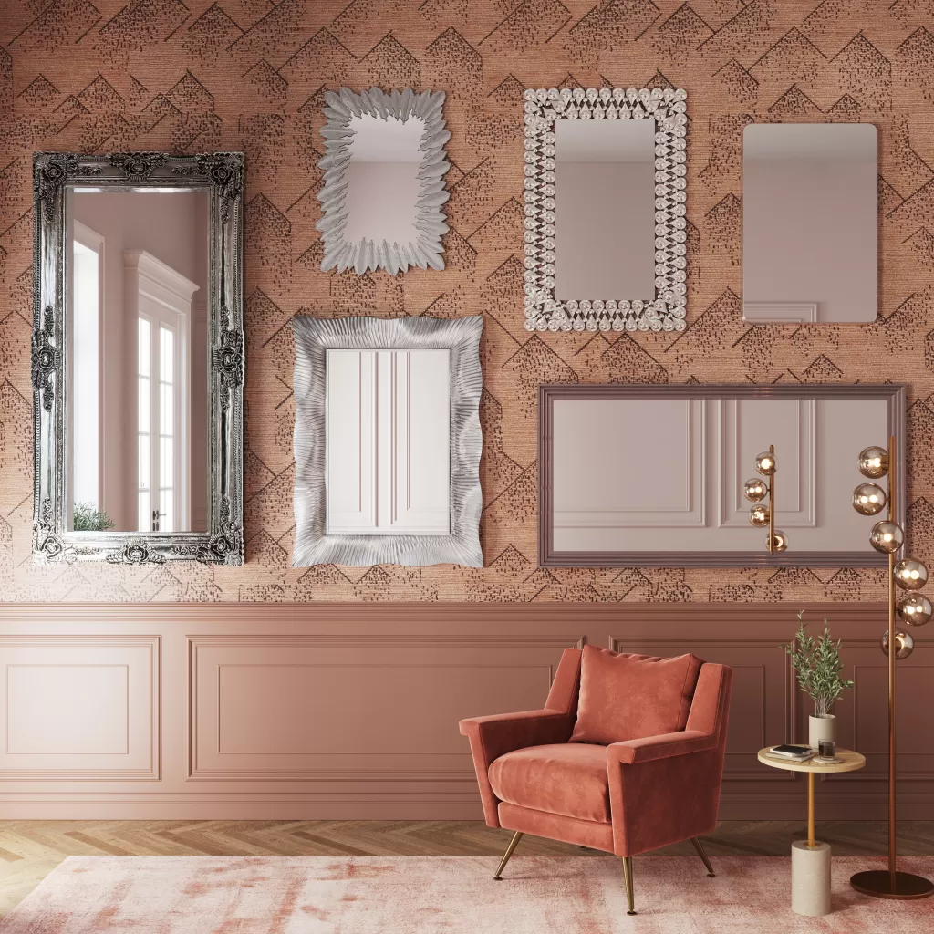 Élégant Miroir Moderne Royal Residence - Collection KARE Design (203 cm x 104 cm)