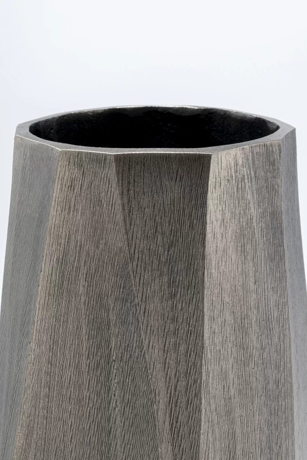 Vase décoratif design Sacramento par KARE - Finition argentée antique inspirée de l'Antiquité - Hauteur 56 cm
