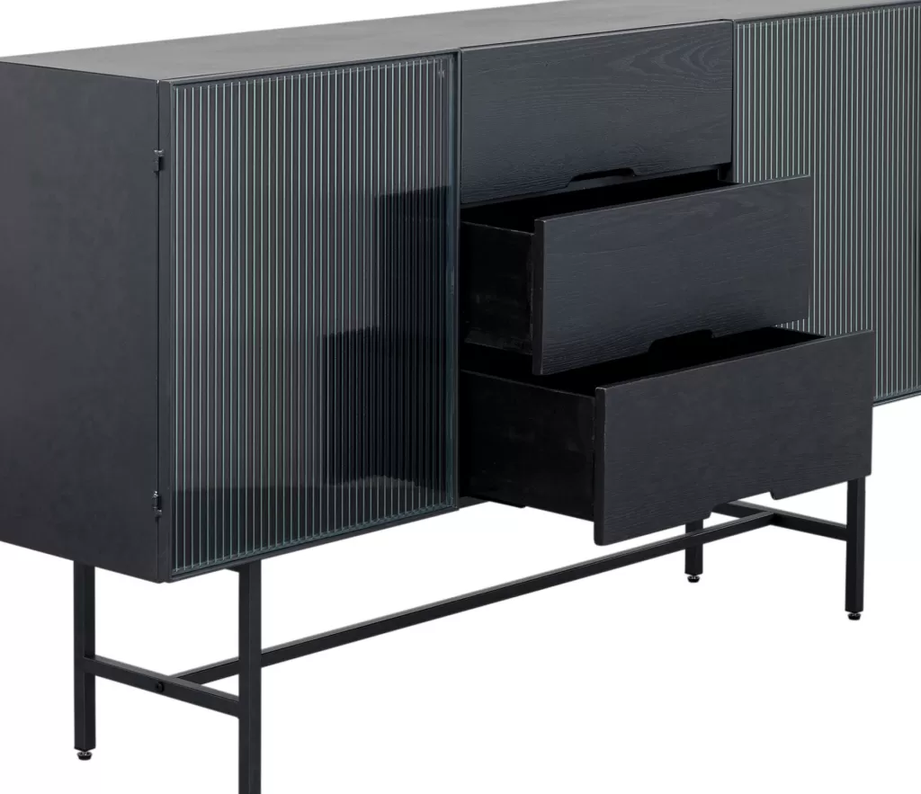 Commode design San Diego par KARE - Tiroirs spacieux pour salon - Dimensions 150x90 cm