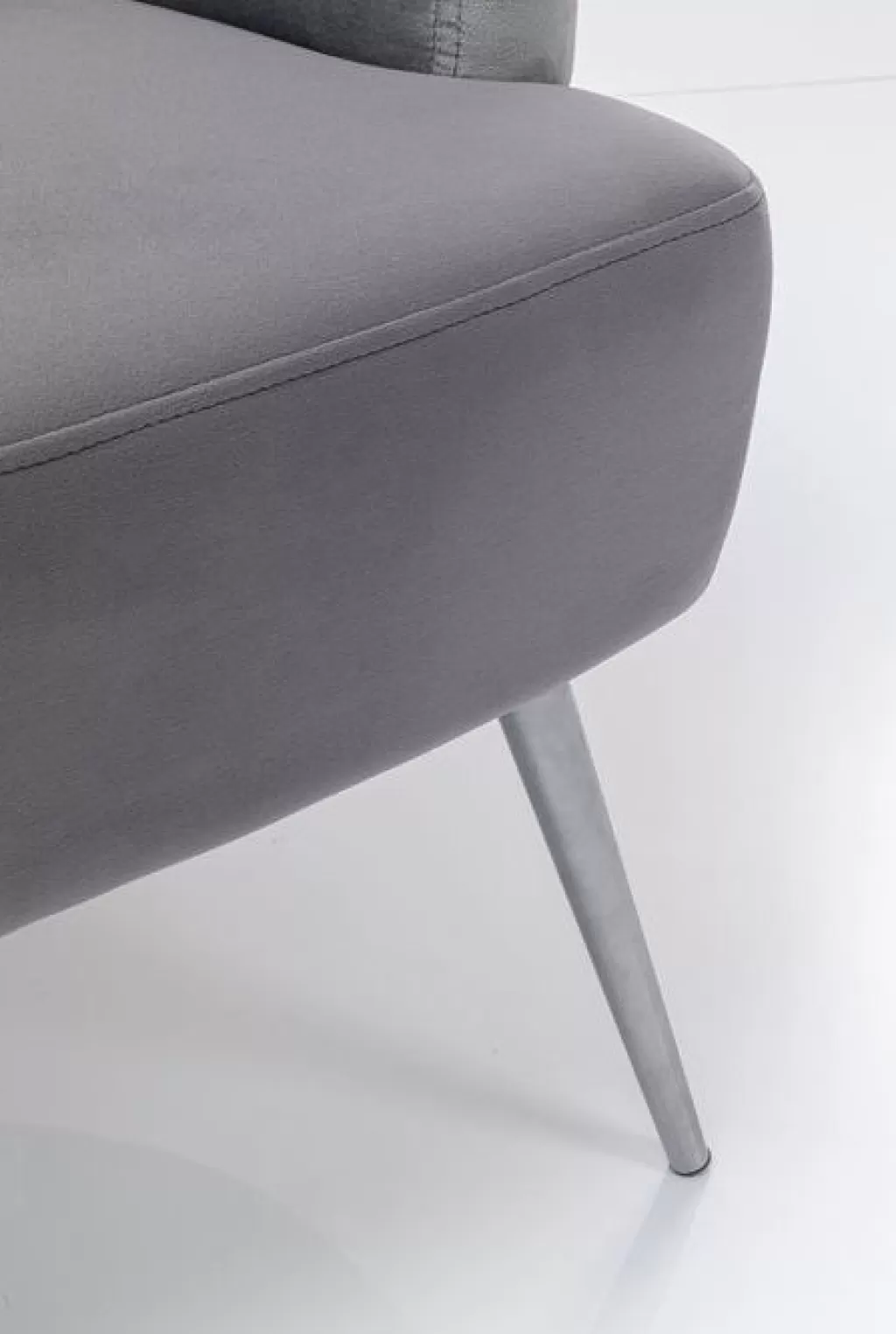 Fauteuil Design Sandwich par KARE - Gris Anthracite, Confort Moderne pour Salon