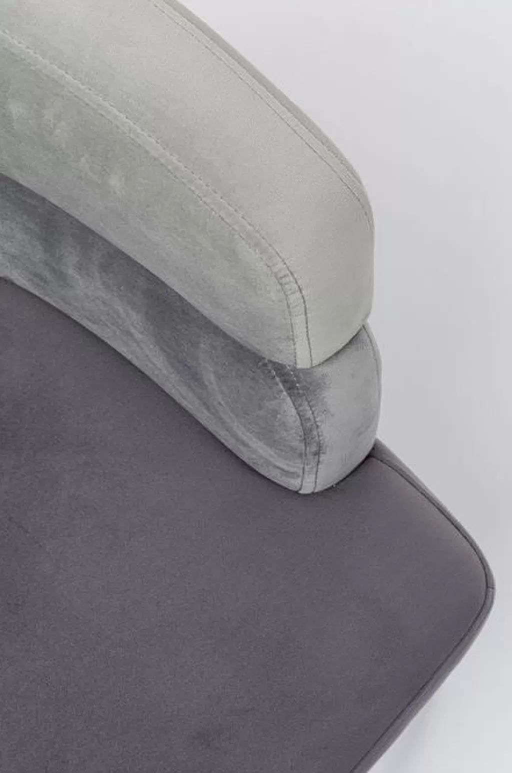 Fauteuil Design Sandwich par KARE - Gris Anthracite, Confort Moderne pour Salon