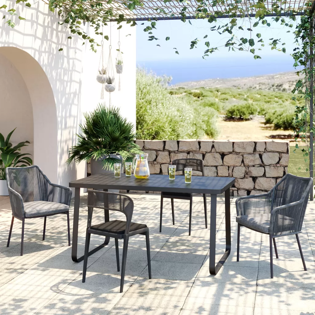 Table basse design Santos par KARE - Dimensions élégantes 143x83 cm