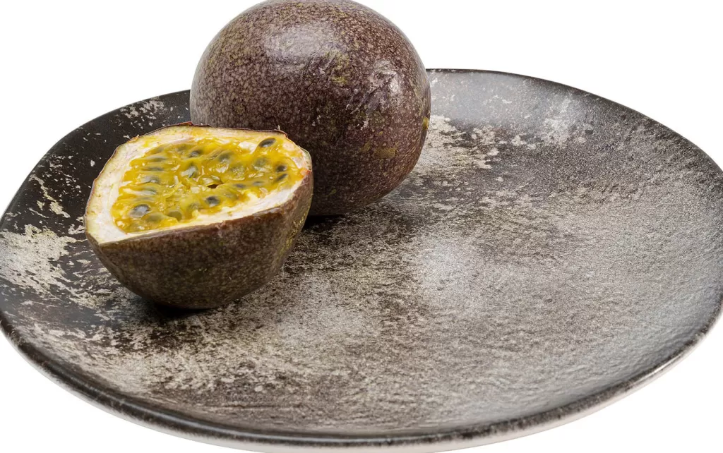 Assiette design élégante KARE - Collection Savannah en finition brun-gris mat - Diamètre 26 cm