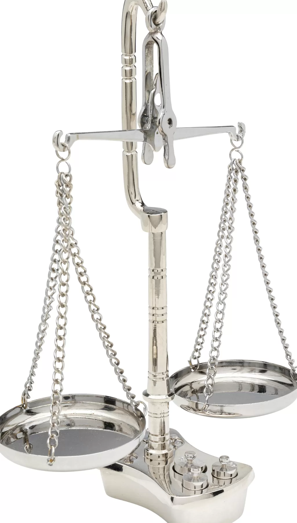 Balance Décorative Élégante par KARE Design - Objet de Décoration Moderne en Argent 23 cm