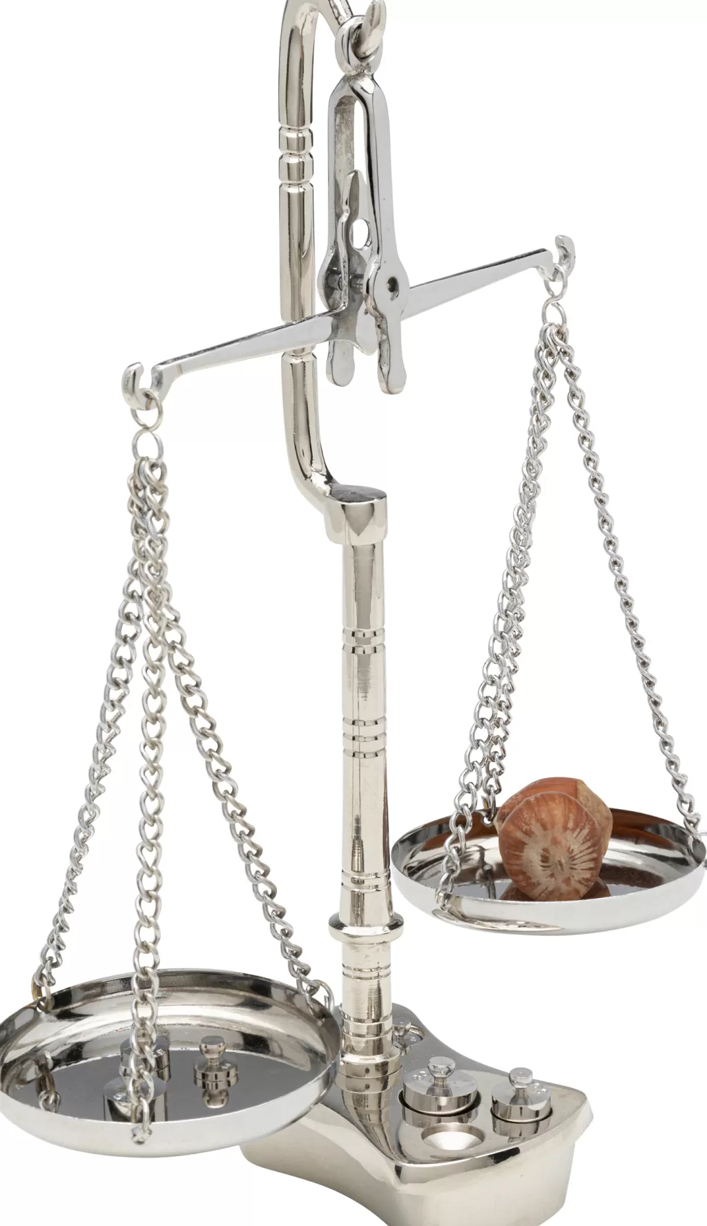 Balance Décorative Élégante par KARE Design - Objet de Décoration Moderne en Argent 23 cm
