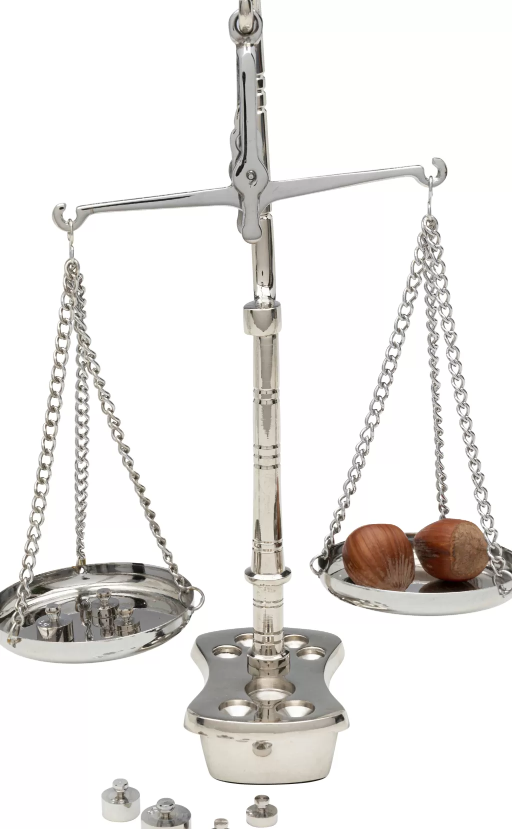 Balance Décorative Élégante par KARE Design - Objet de Décoration Moderne en Argent 23 cm