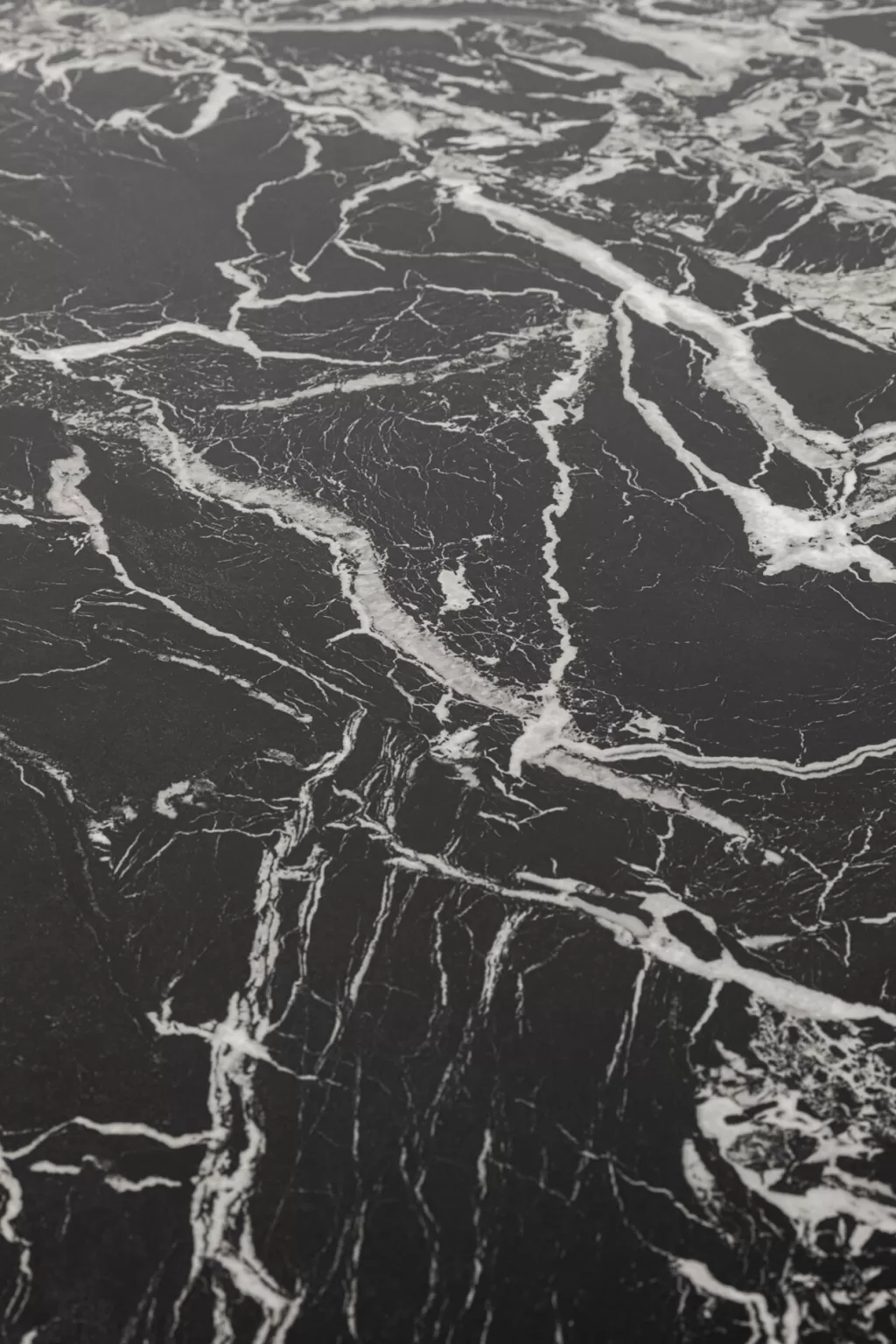 Table Basse Design Contemporain en Marbre Noir - KARE Schickeria, Diamètre 110 cm pour Salon Élégant