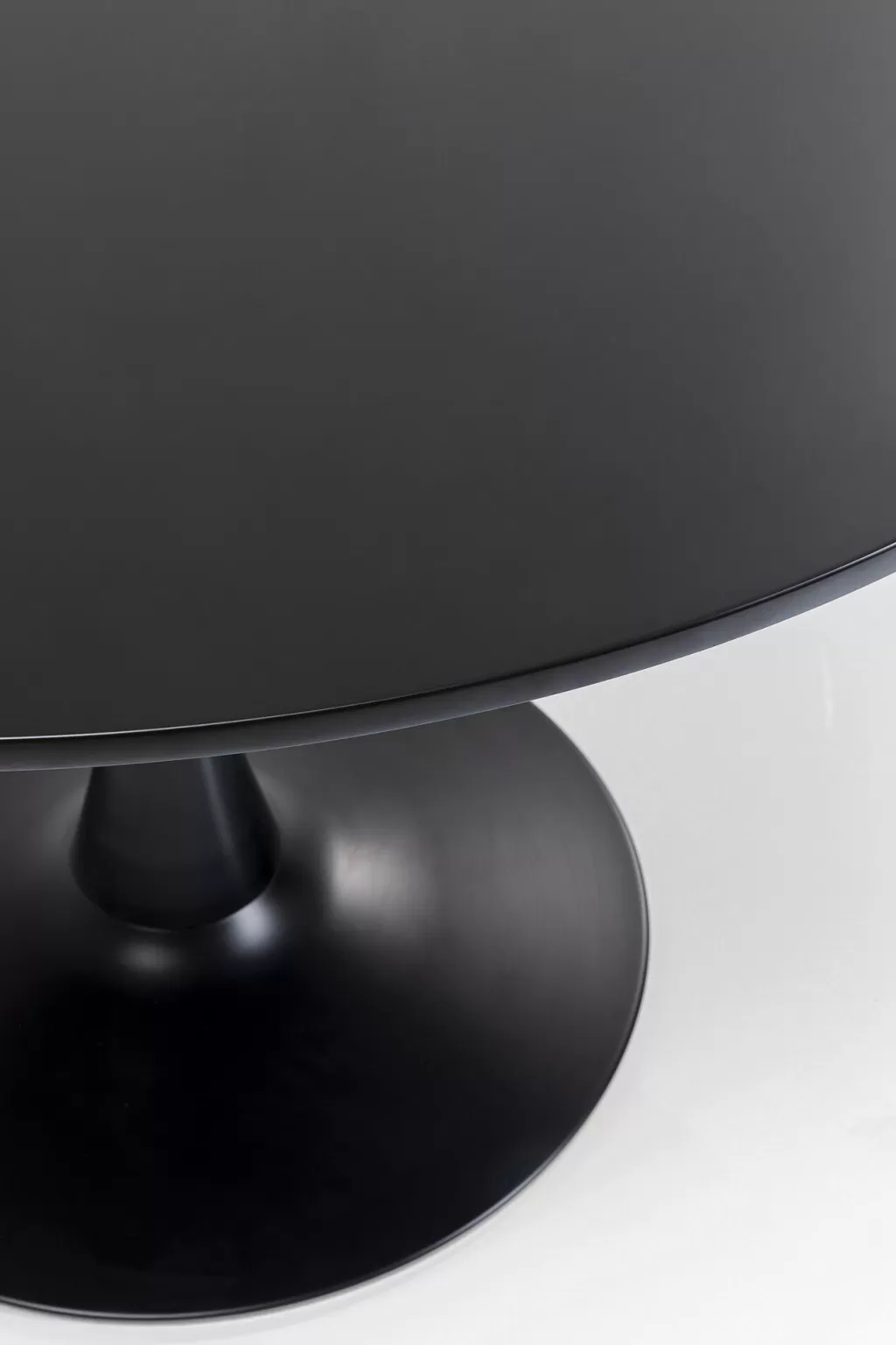 Table Ronde Élégante KARE Design - Modèle Schickeria Noir Ø110cm - Design Contemporain pour Salon