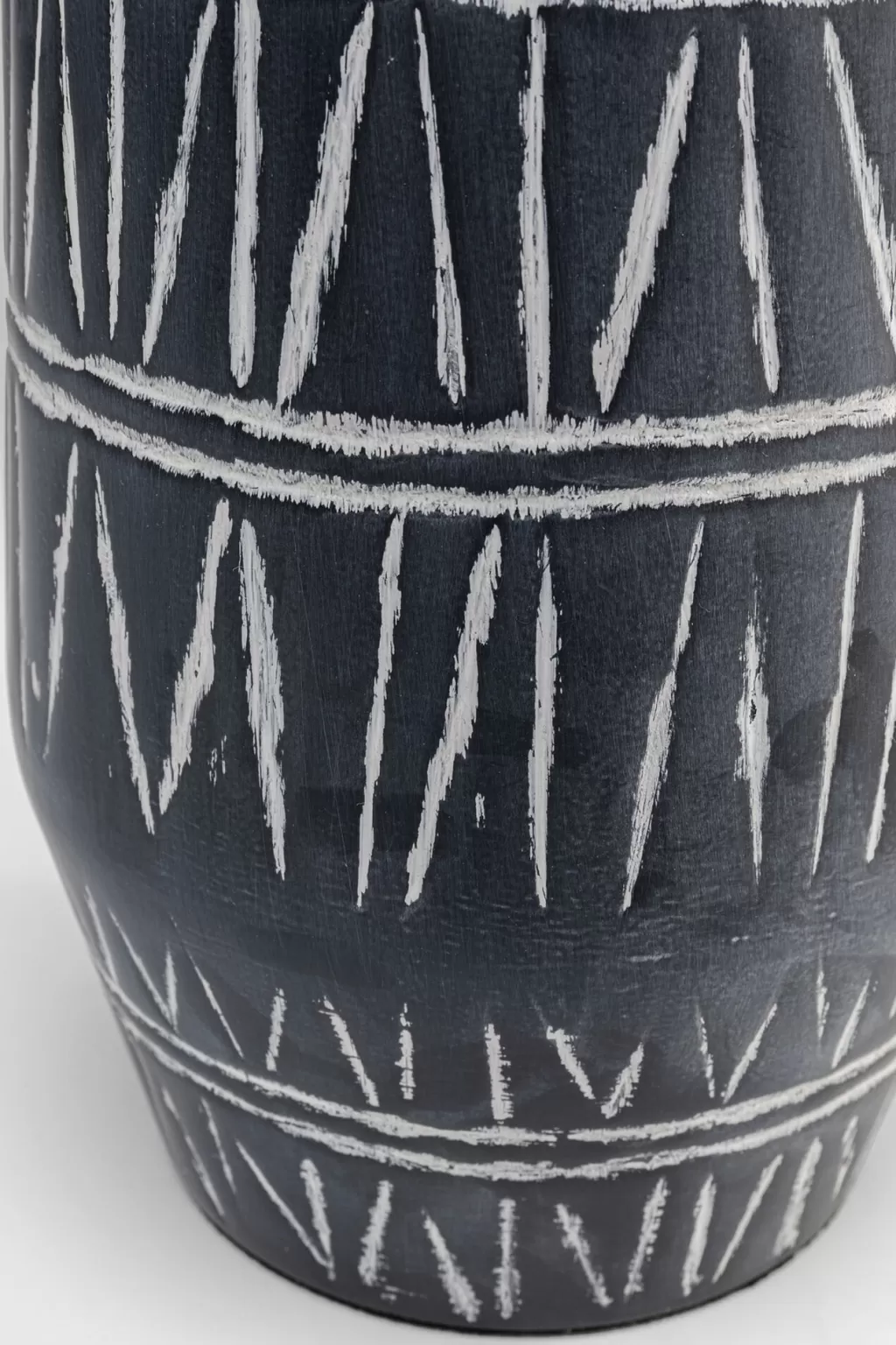 Vase design contemporain avec motifs graffiti artistiques - Collection KARE - Hauteur 43 cm