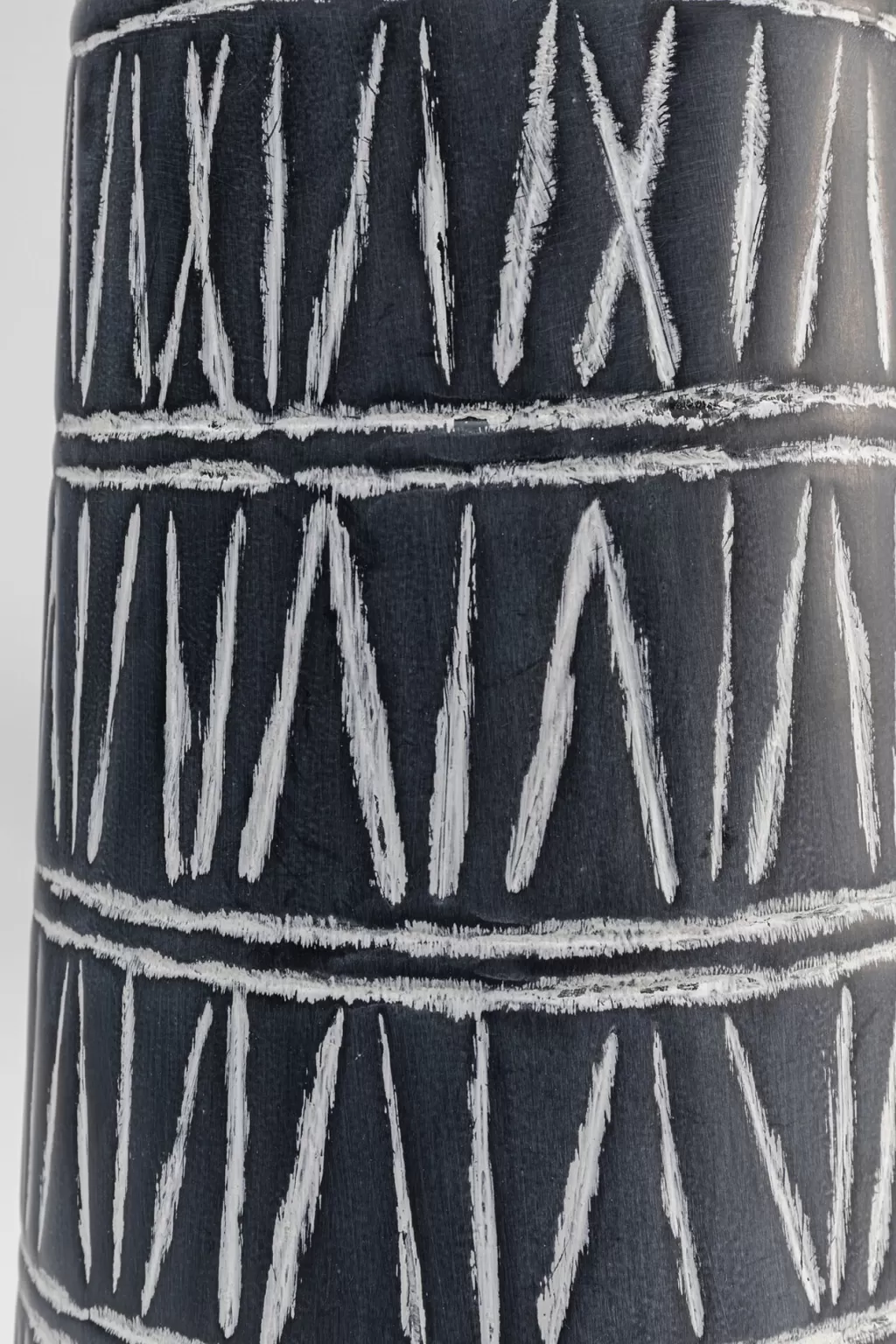 Vase design contemporain avec motifs graffiti artistiques - Collection KARE - Hauteur 43 cm