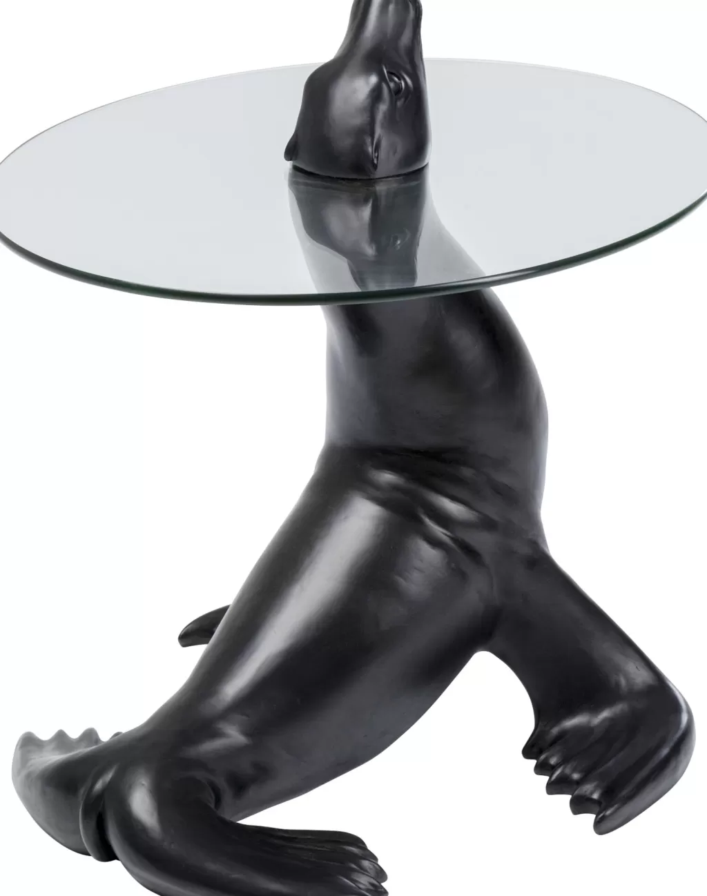 Table d'appoint design Lion de Mer - Collection maritime élégante par KARE Design, diamètre 50 cm