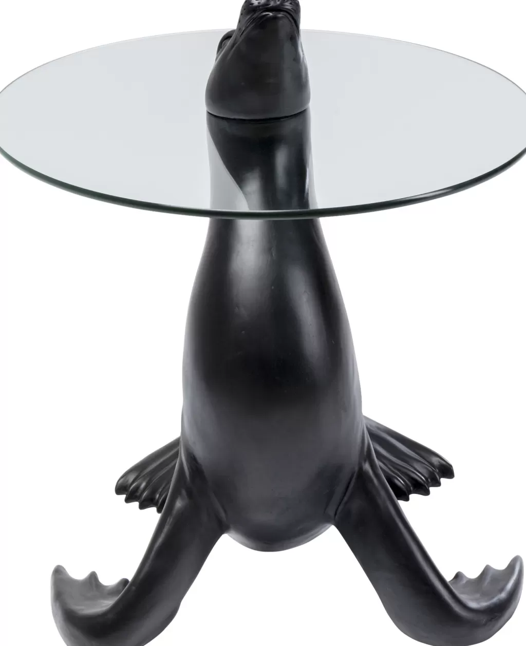 Table d'appoint design Lion de Mer - Collection maritime élégante par KARE Design, diamètre 50 cm