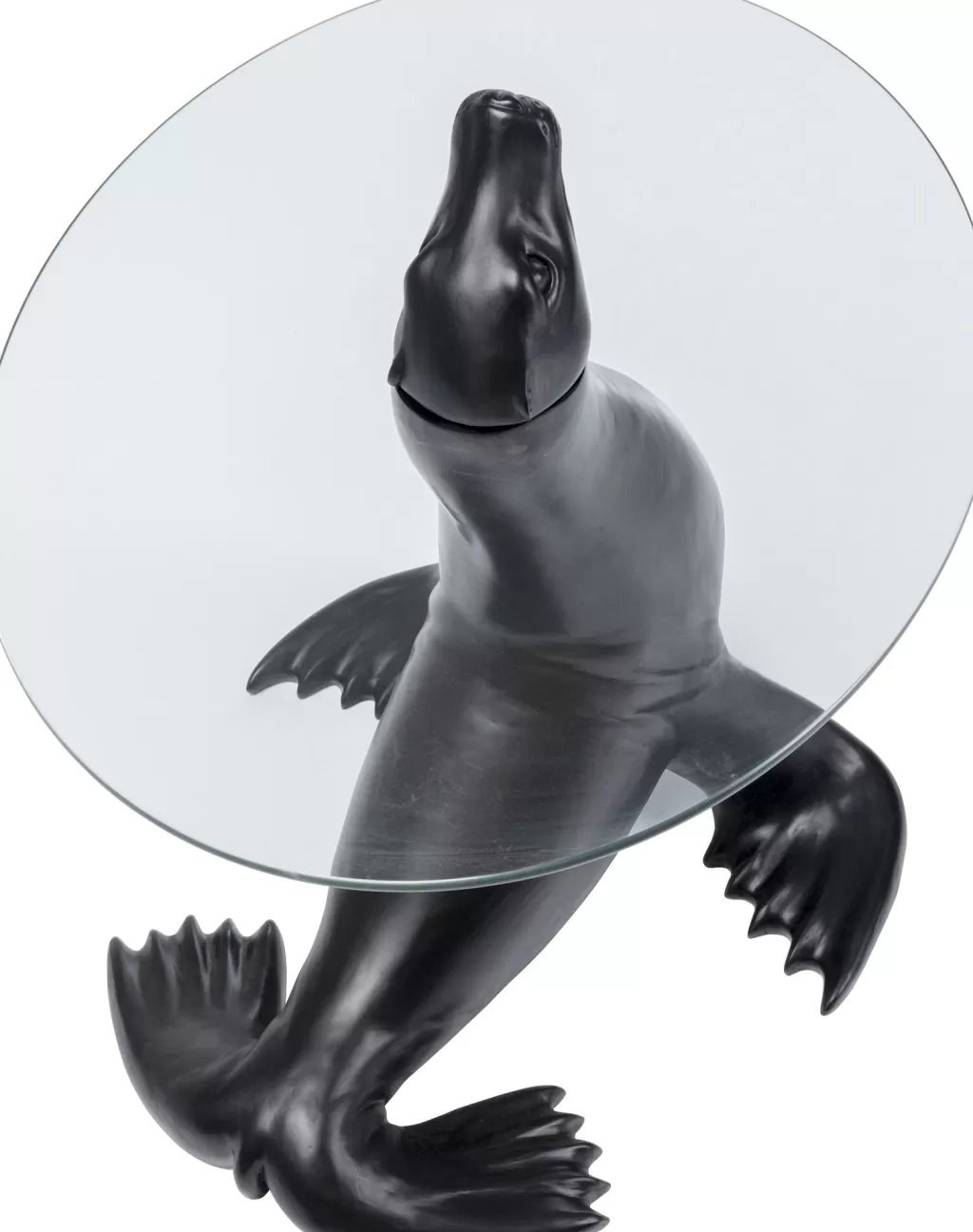 Table d'appoint design Lion de Mer - Collection maritime élégante par KARE Design, diamètre 50 cm