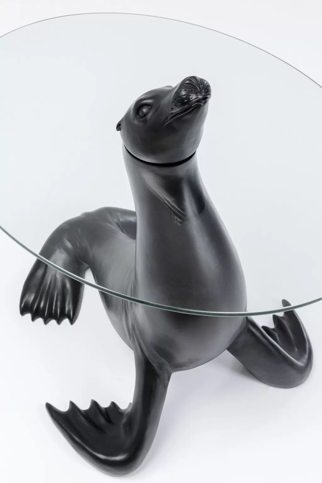 Table d'appoint design Lion de Mer - Collection maritime élégante par KARE Design, diamètre 50 cm