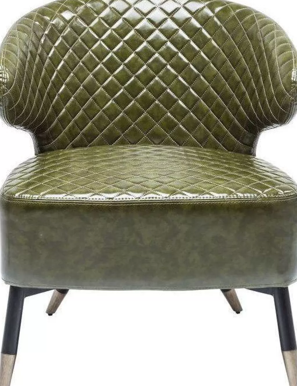 Fauteuil de détente Session par KARE Design - Tissu Vert Forêt, style Scandinave moderne pour salon confortable