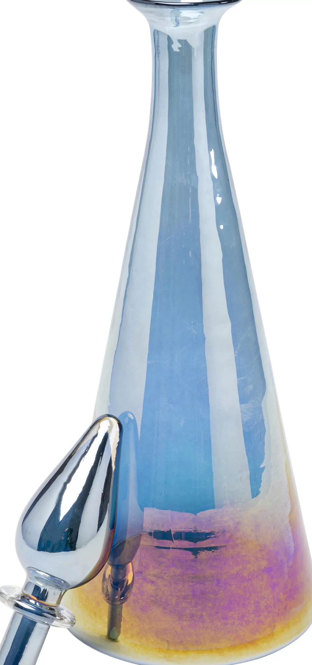 Vase Décoratif Sherezade Élégant - Collection KARE Design, Bleu Céruléen 53 cm (Lot de 2 Pièces)