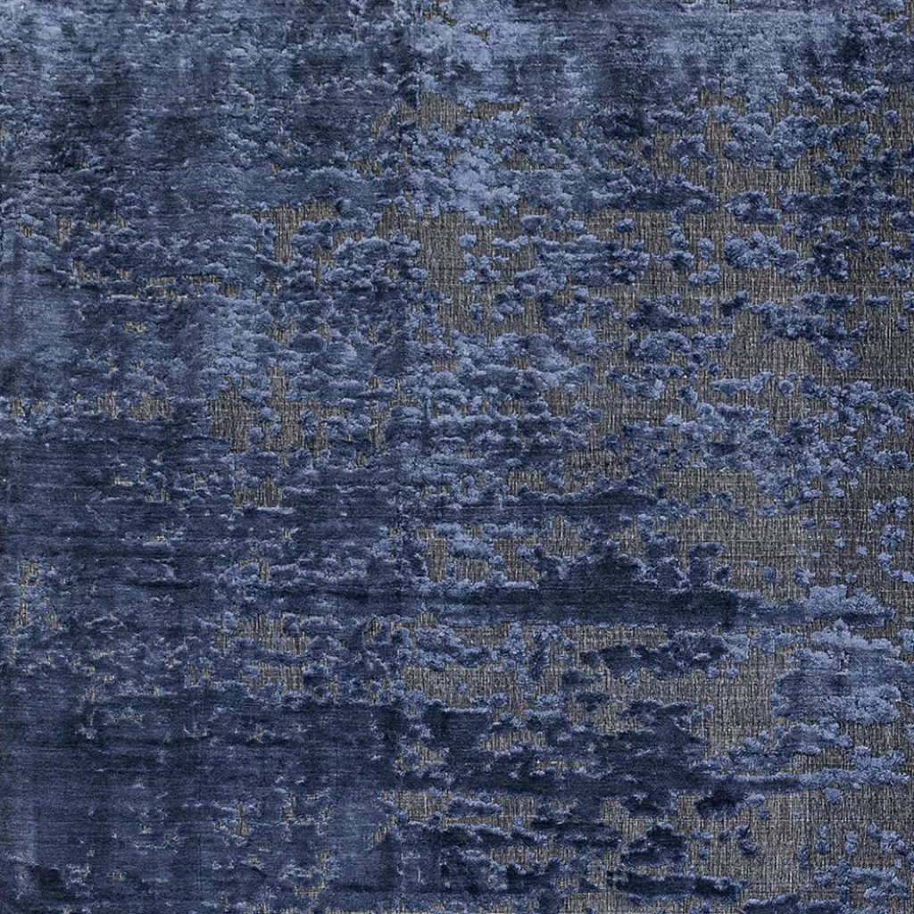 Tapis design Silja en laine douce - Collection KARE | Décoration contemporaine bleu nordique - Dimensions 240x170 cm