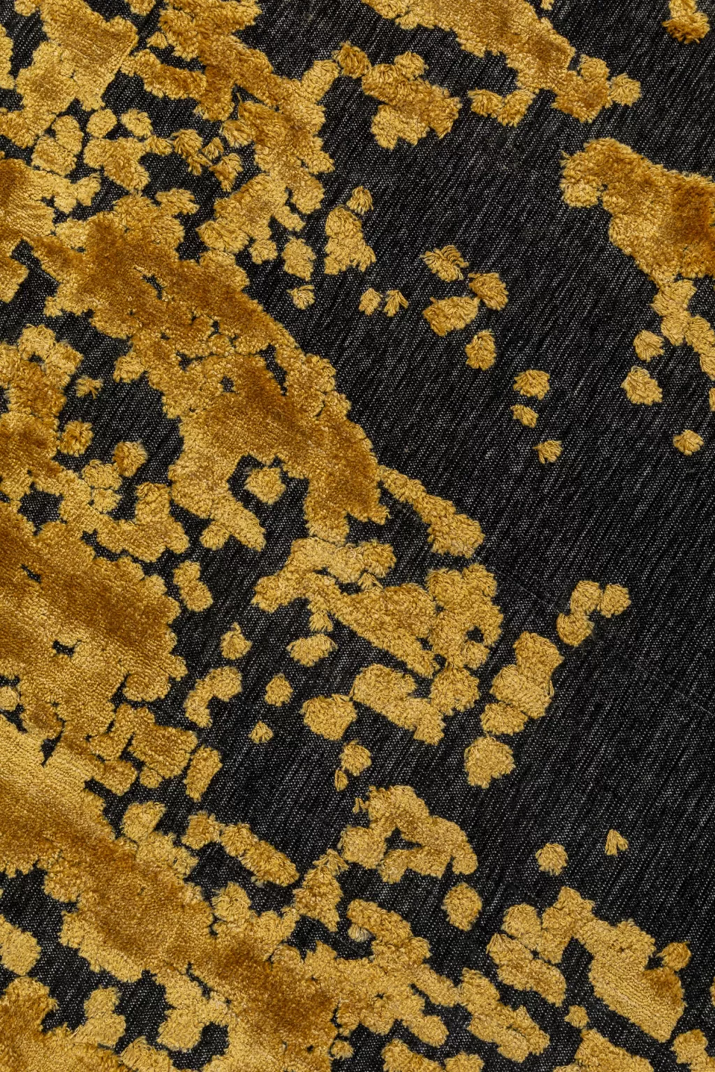 Tapis rond design Silja par KARE - Jaune éclatant - Diamètre 200 cm pour votre intérieur