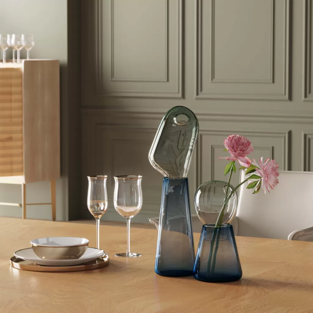 Vase design contemporain Skittle - KARE Design - 28 cm - Idéal pour salon et décoration intérieure