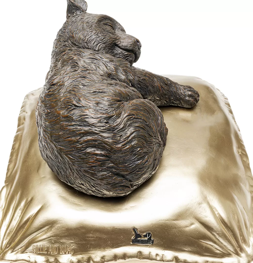 Koala Endormi en Velours Doux - Décoratif 35 cm par KARE design | Adorable Figurine pour Chambre d'Enfant (Design Scandinave)