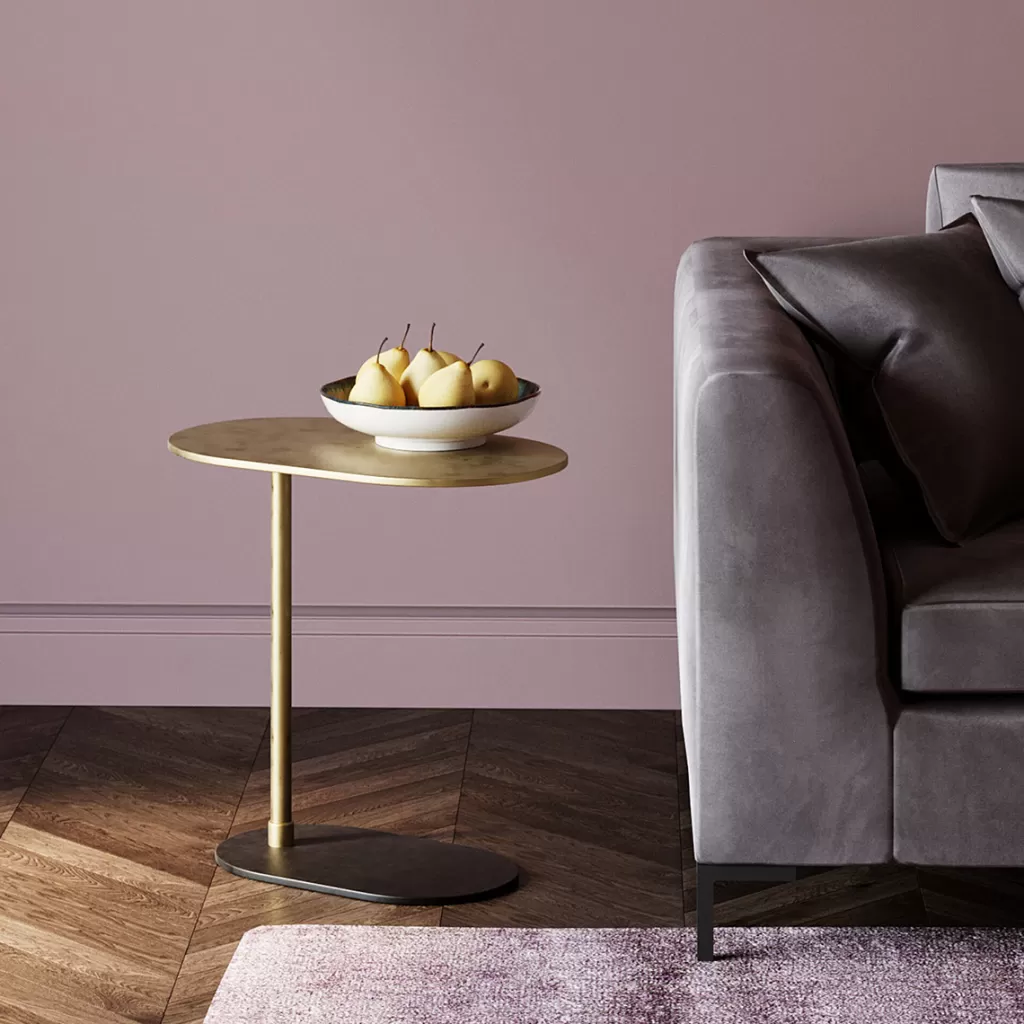 Table d'appoint design moderne KARE Slide - Dimensions compactes 50 x 30 cm, parfait pour petits espaces
