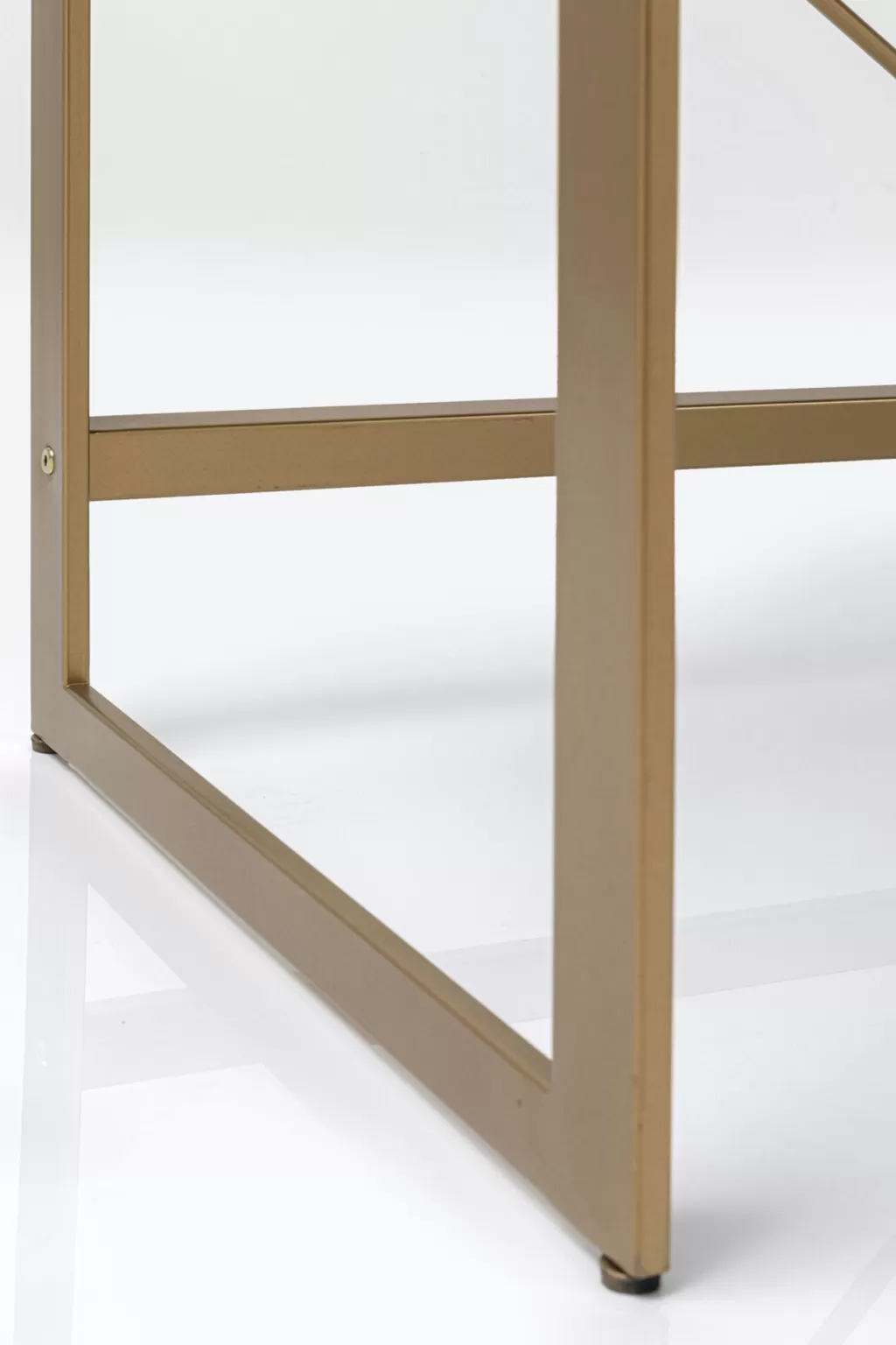 Console de salon design Soran par KARE - Finition dorée élégante (120 x 50 cm)