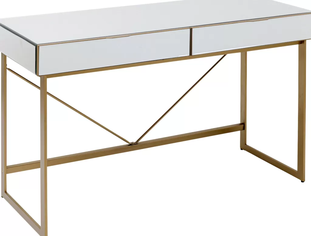 Console de salon design Soran par KARE - Finition dorée élégante (120 x 50 cm)