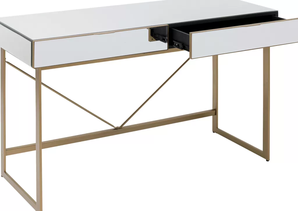 Console de salon design Soran par KARE - Finition dorée élégante (120 x 50 cm)