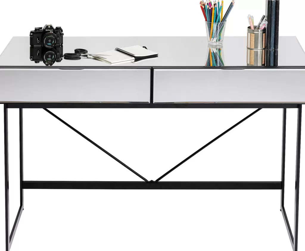 Console design Soran en noir intense - Dimensions élégantes 120x50 cm - Création exclusive KARE pour votre intérieur