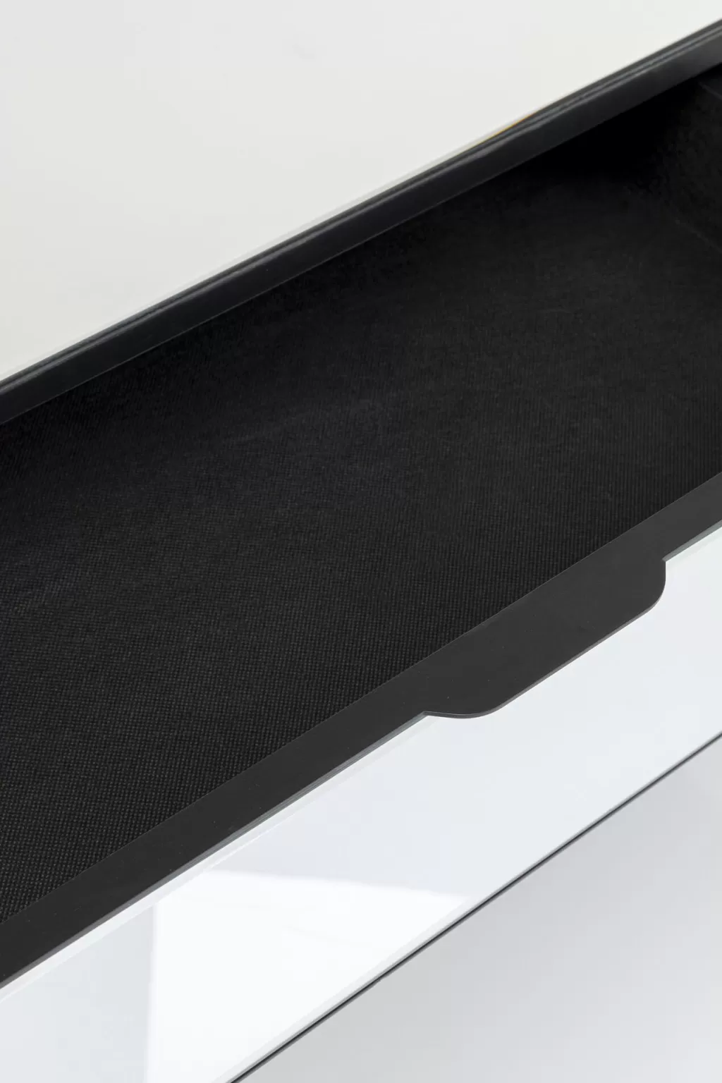 Console design Soran en noir intense - Dimensions élégantes 120x50 cm - Création exclusive KARE pour votre intérieur