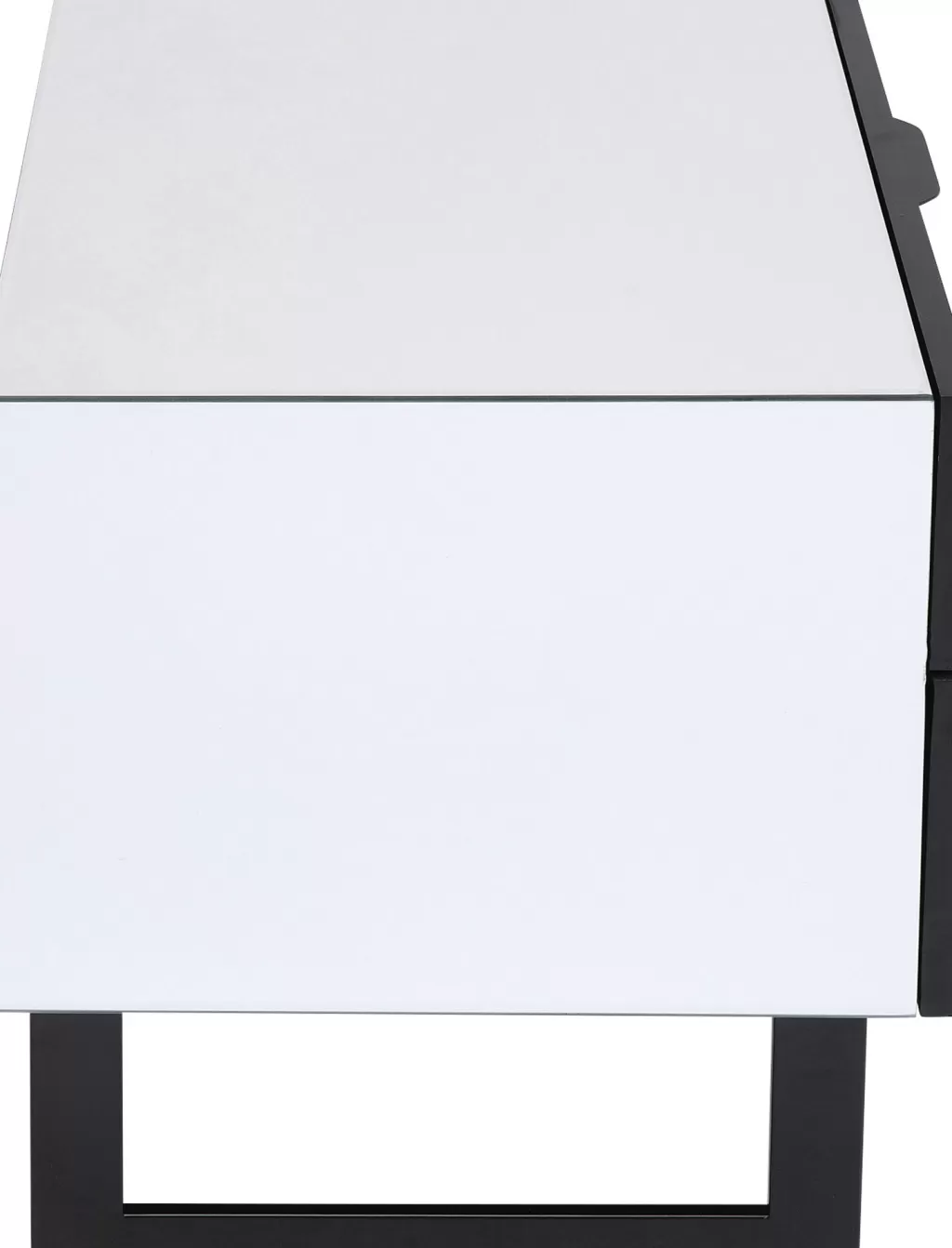 Table de Chevet Design Moderne Soran - Noir Profond, Dimensions Compactes 49 x 50 cm par KARE