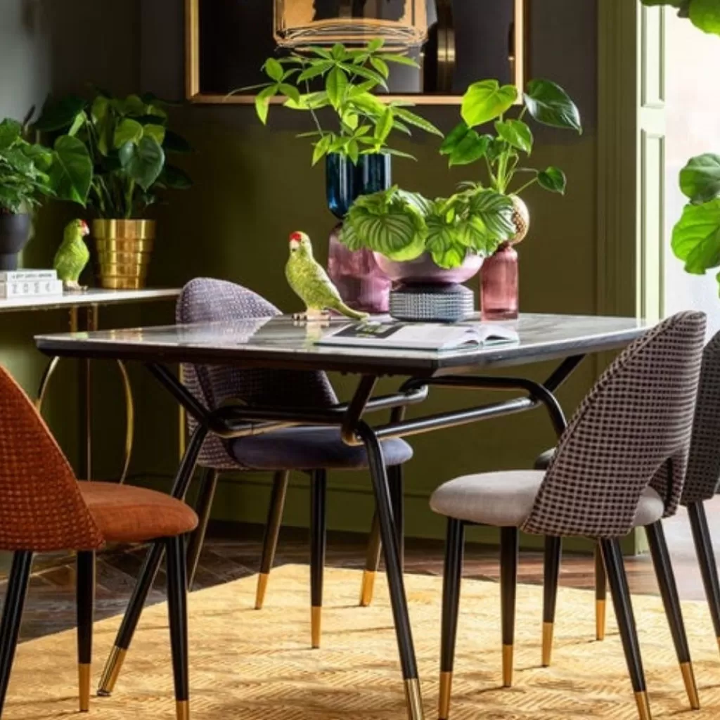 Table design South Beach par KARE - Format XL 180x90 cm pour intérieur contemporain