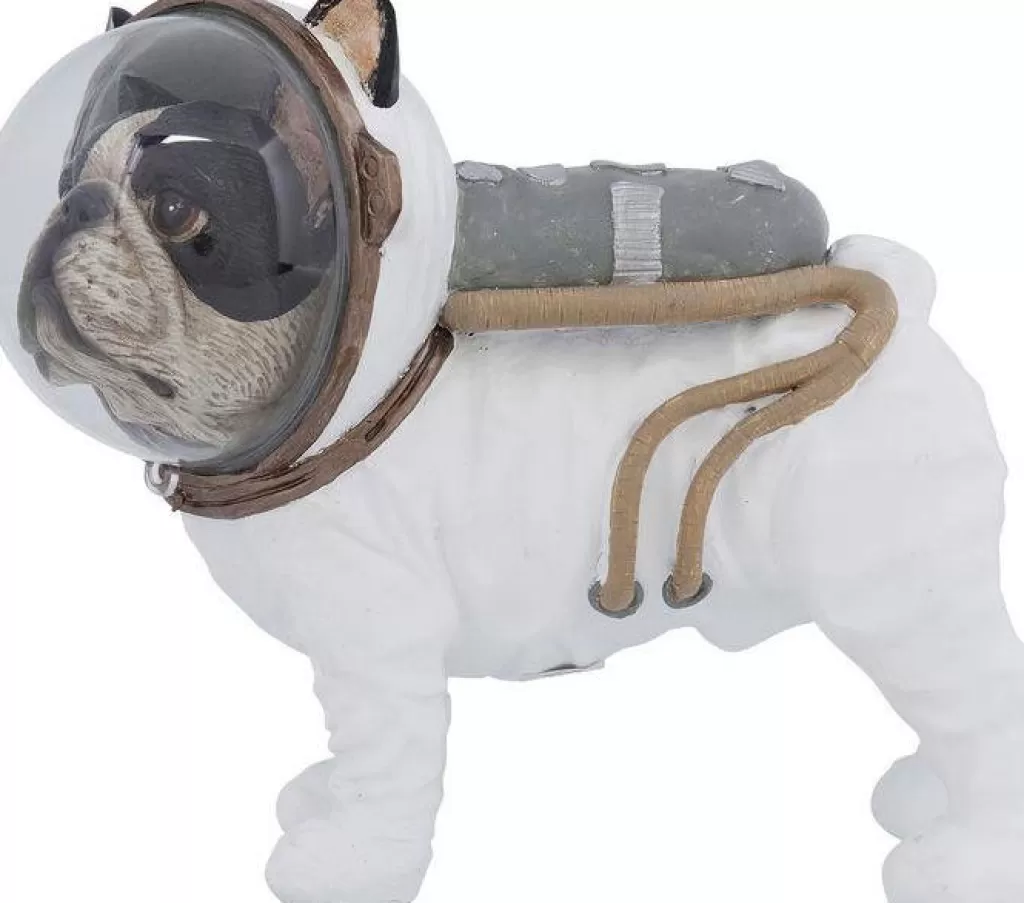 Figurine design unique Chien Spatial Avaruuskoira - Décoration moderne artisanale 21 cm par KARE Design