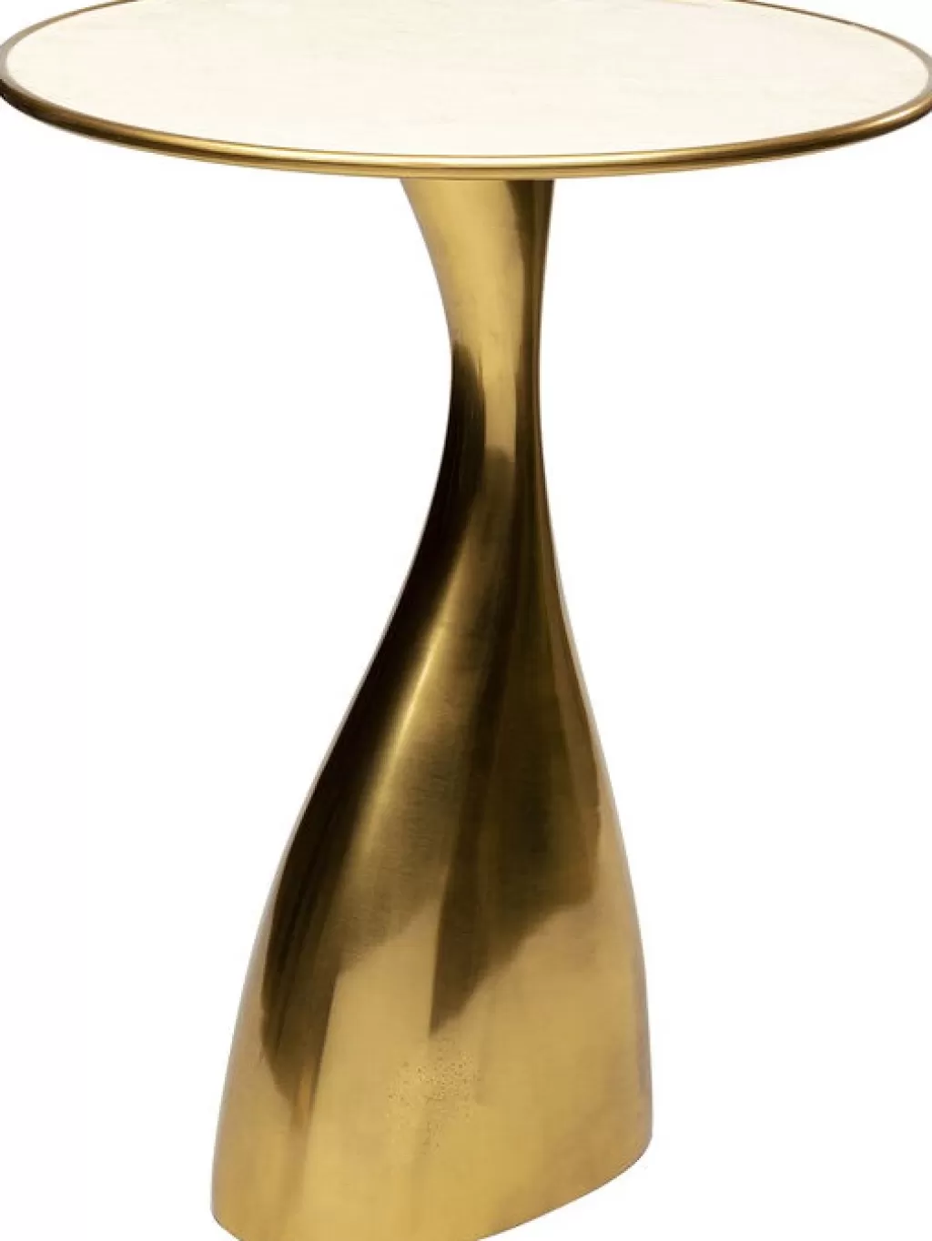 Table d'appoint design Spacey par KARE - Doré brillant diamètre 36 cm, idéale pour votre salon