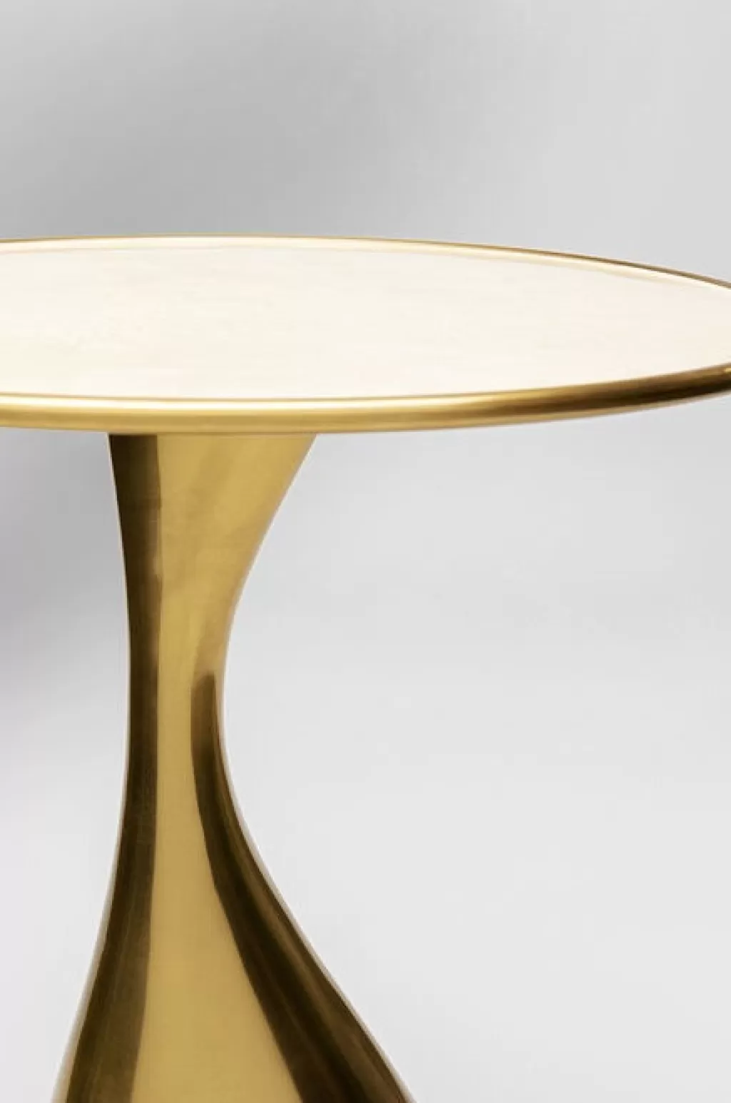 Table d'appoint design Spacey par KARE - Doré brillant diamètre 36 cm, idéale pour votre salon