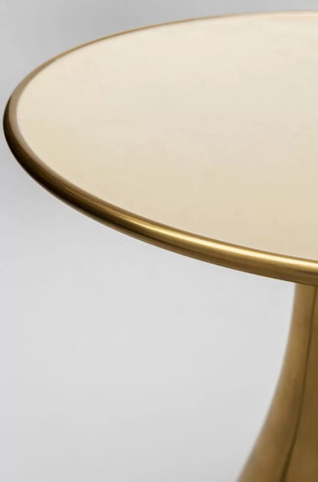 Table d'appoint design Spacey par KARE - Doré brillant diamètre 36 cm, idéale pour votre salon