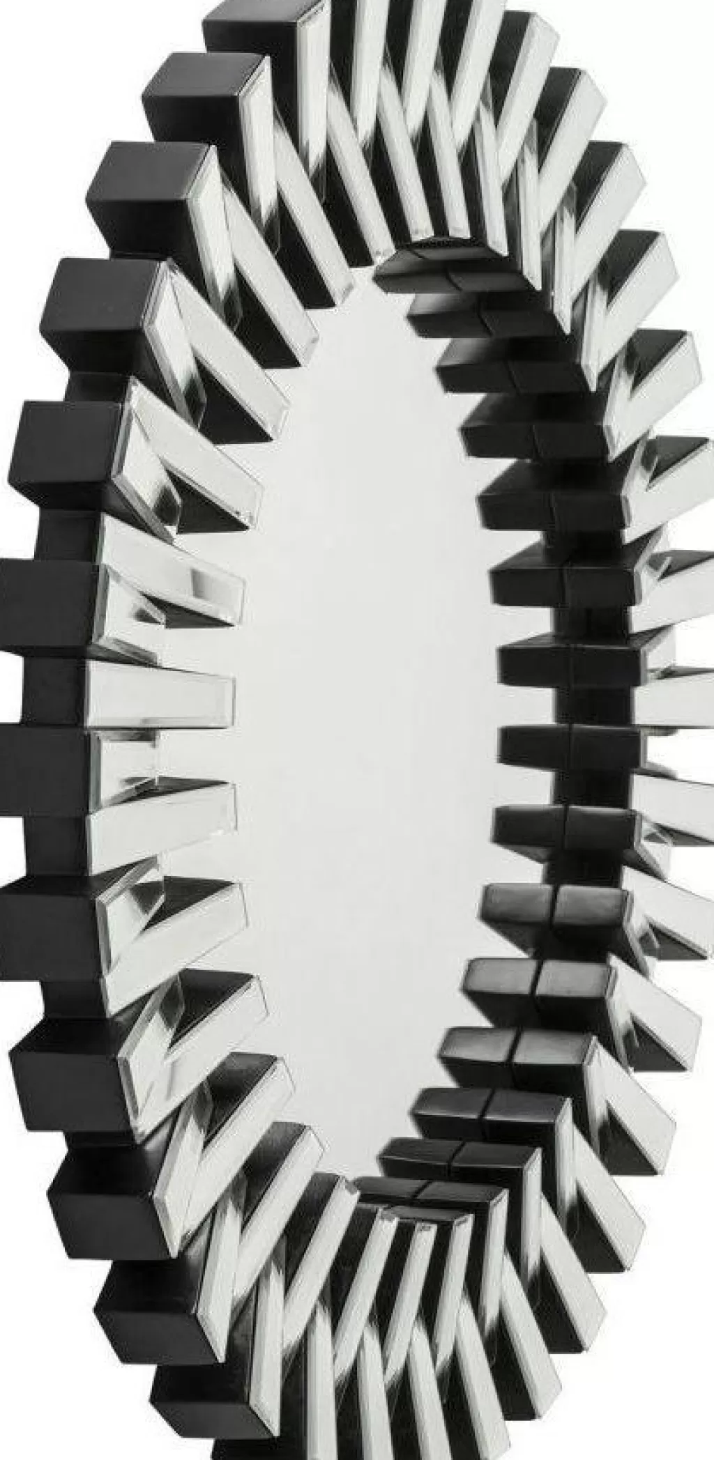 Miroir Décoratif Sprocket - Design Contemporain par KARE, Diamètre 92 cm