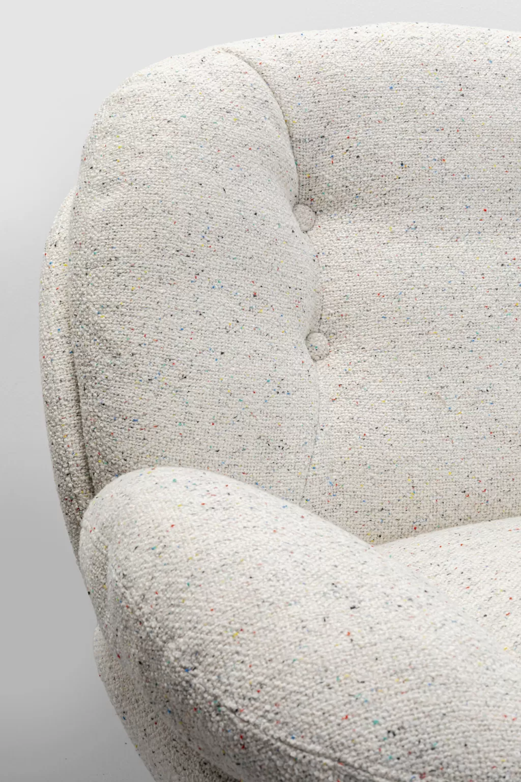 Fauteuil à bascule design KARE Collection Standford - Siège pivotant confortable avec repose-pieds intégré