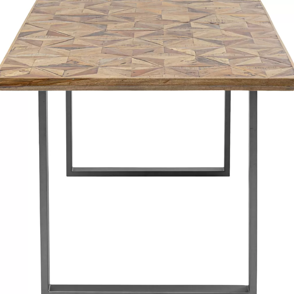 Table Stars par KARE Design - Métal brut au style industriel, dimensions 180 x 90 cm  
Surface robuste avec finition texturée, idéale pour espaces contemporains  
Design épuré alliant caractère brut et esthétique intemporelle