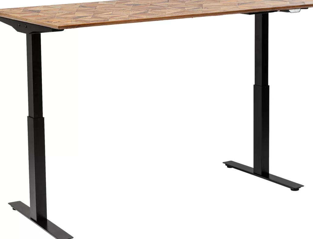 Bureau design élégant KARE 'Stars' - Table de travail moderne 1,8m x 0,9m en bois massif
