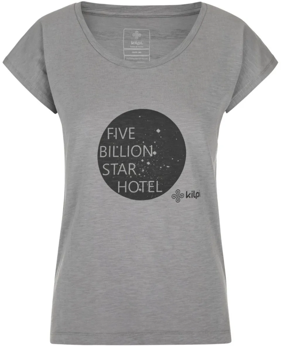T-shirt Femme Kilpi - Coton Souple Confortable avec Détails Graphiques STAR-W | Mode Décontractée et Style Unique