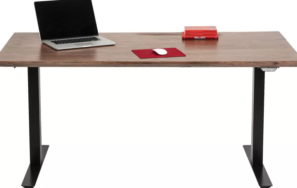 Bureau design moderne KARE Symphony - Noir anthracite, Plateau 160 x 80 cm pour espace de travail professionnel