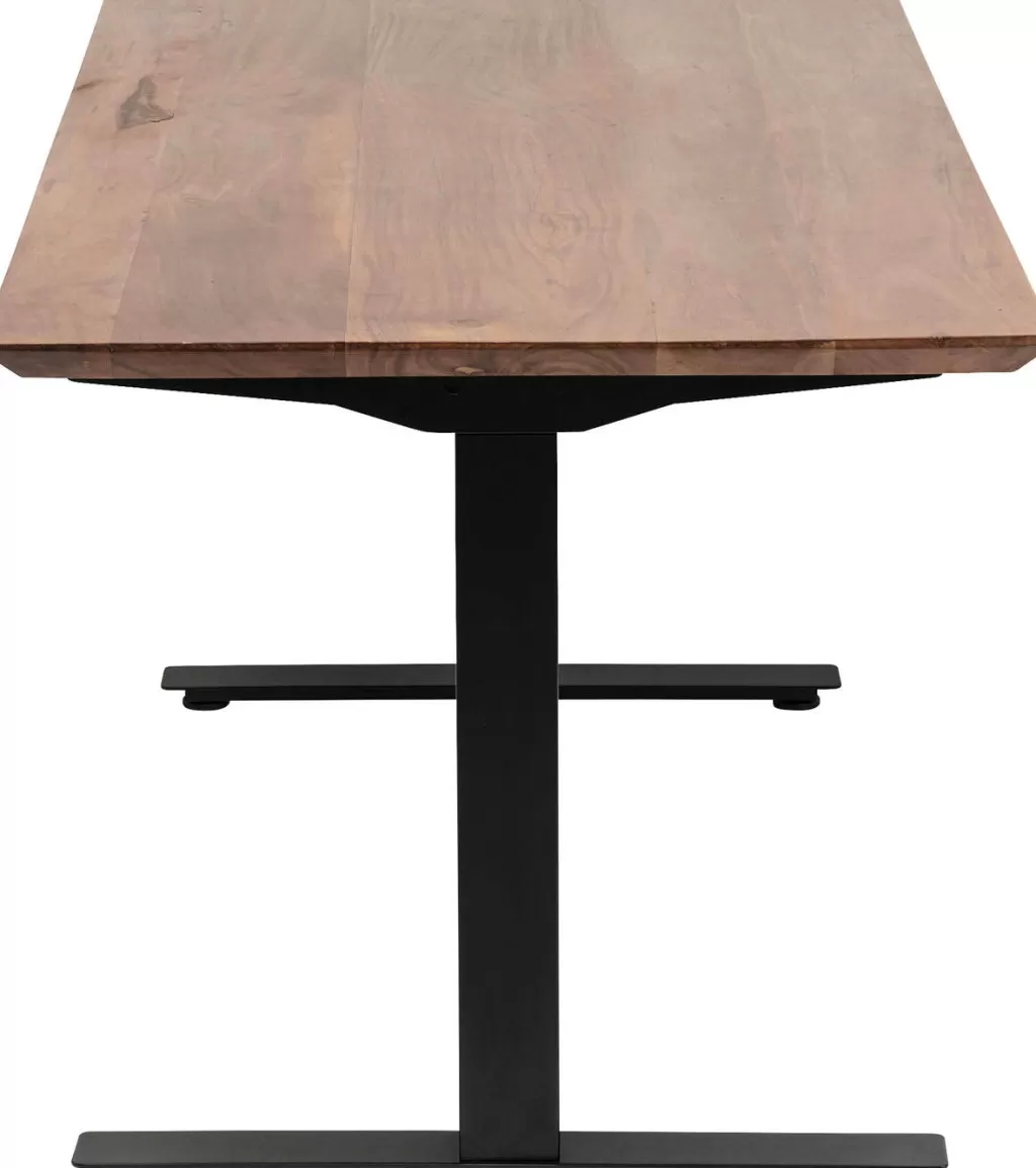 Bureau design moderne KARE Symphony - Noir anthracite, Plateau 160 x 80 cm pour espace de travail professionnel