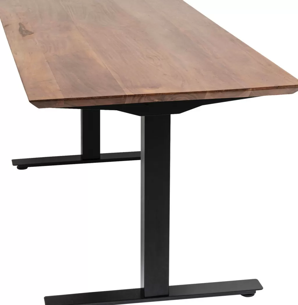 Bureau design moderne KARE Symphony - Noir anthracite, Plateau 160 x 80 cm pour espace de travail professionnel