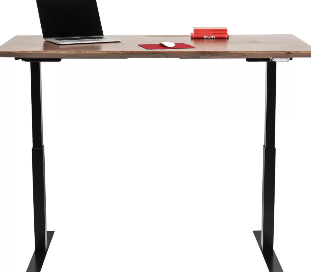 Bureau design moderne KARE Symphony - Noir anthracite, Plateau 160 x 80 cm pour espace de travail professionnel